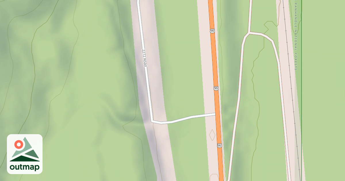 Map of LOWER HOGUE
