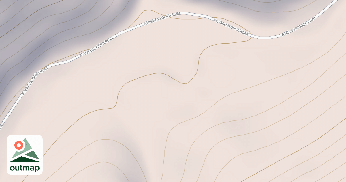 Map of AVALANCHE SPUR C2