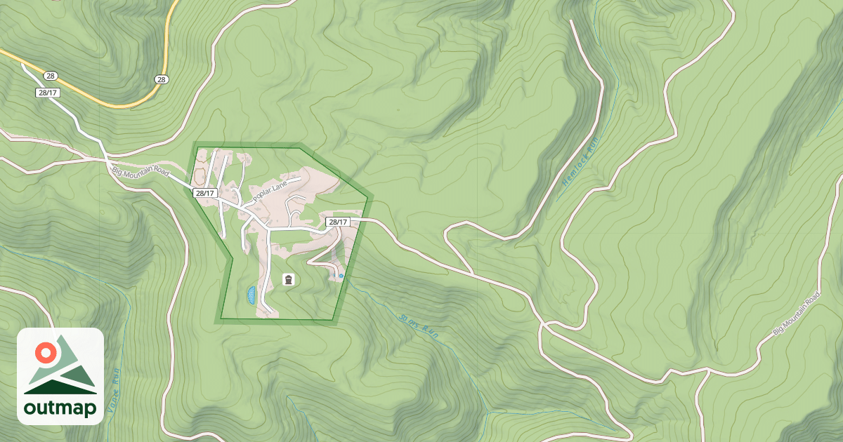 Map of BIG MTN.