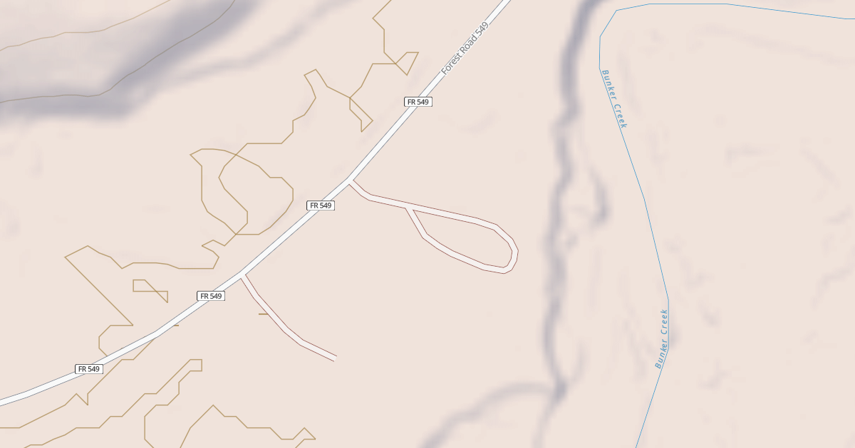 Map preview of BUNKER CREEK B