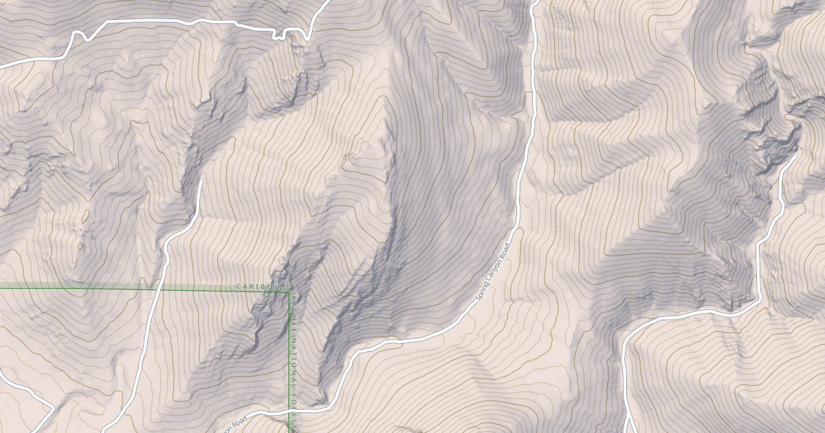 Map preview of SPRING CANYON