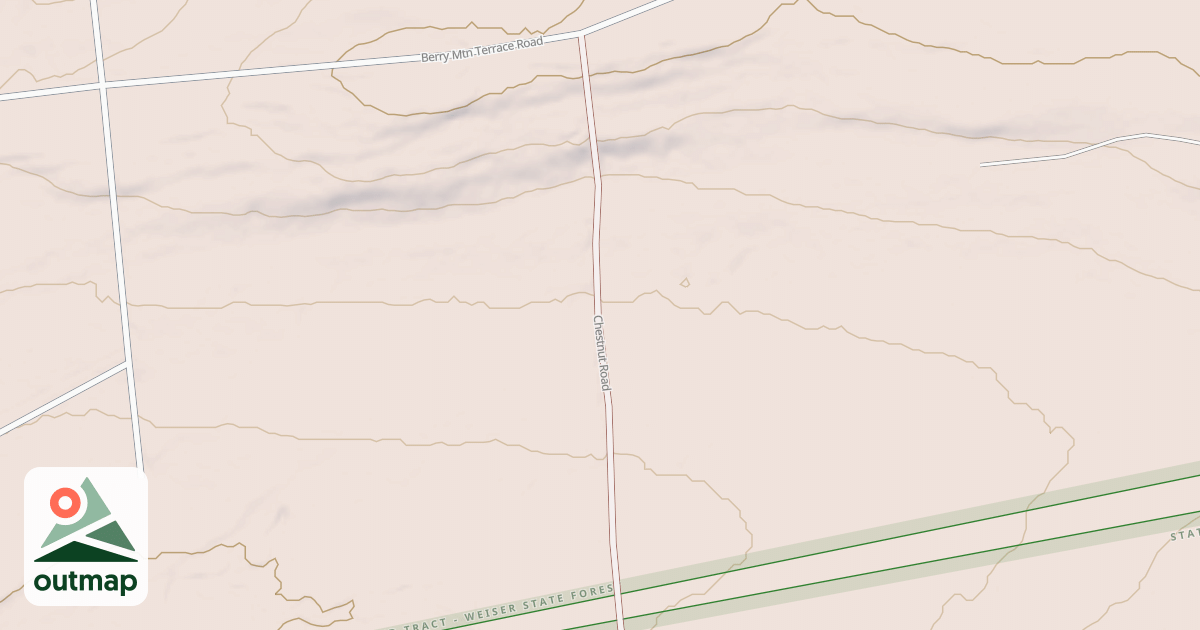 Map of Haldeman & Greenland Tracts - Snowmobile Trails