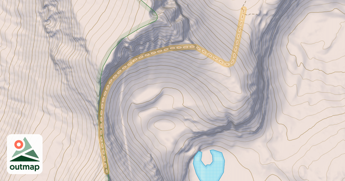 Map of No-Name Traverse