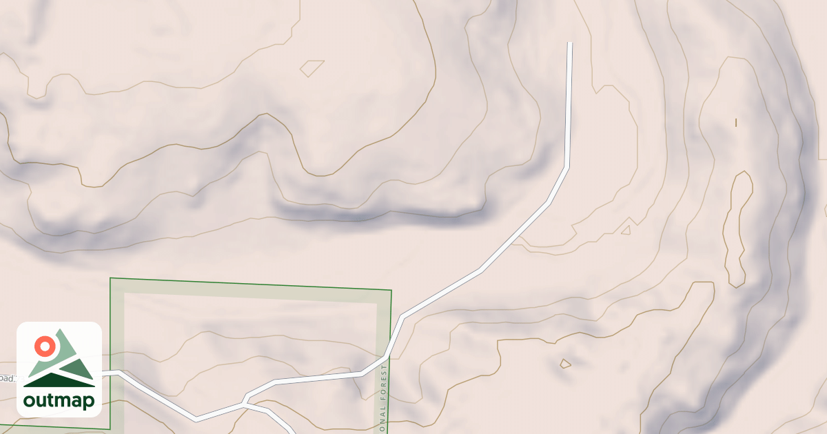 Map of USFS National Forest System Roads {34AD0C77-6FF4-443D-B869-9E20F4FDFB6C}