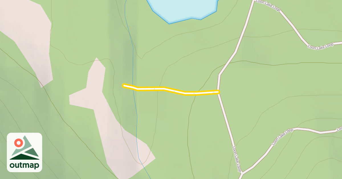 Map of Loon Lake Loop