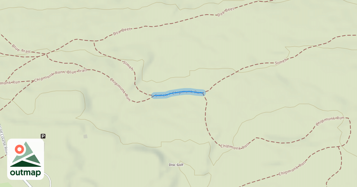 Map of Simeh / Chipmunk Run