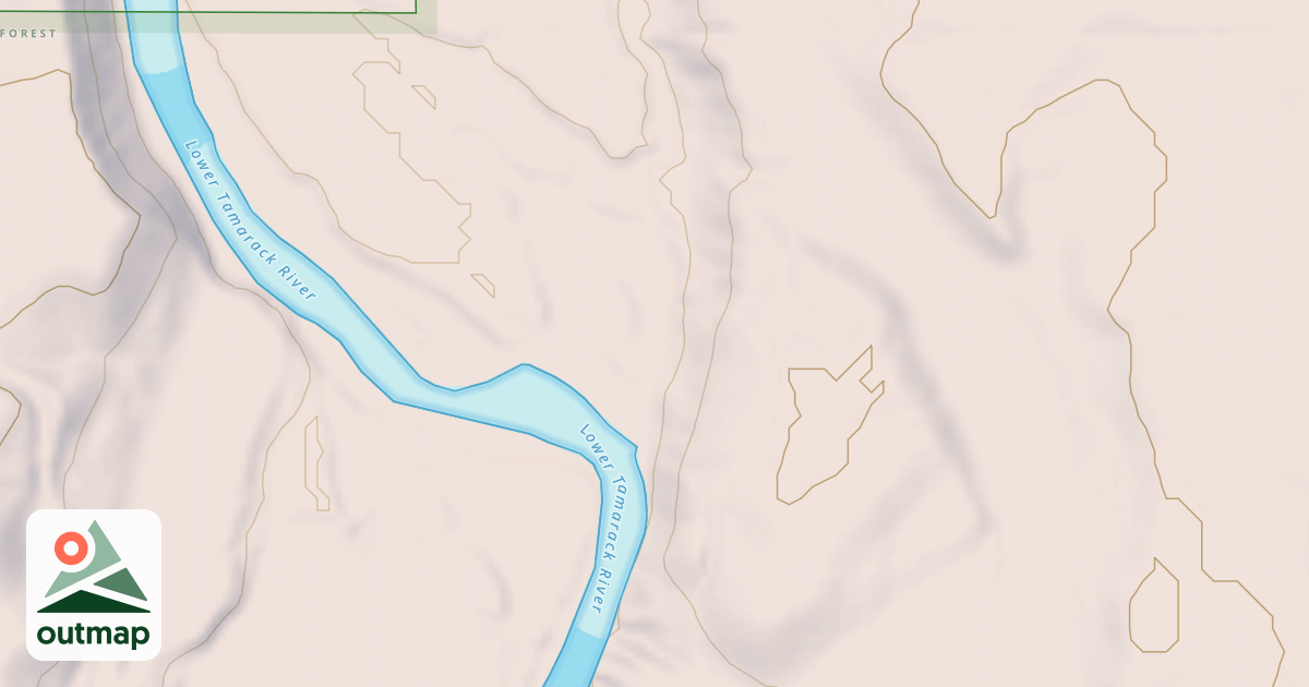 Map of Pine Riders Trail: St. Croix State Forest