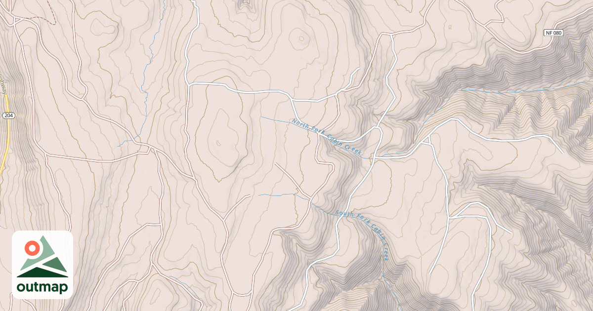 Map of BALLOON TREE SPRING