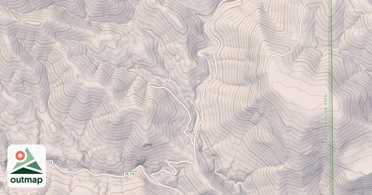 Map of GOLDFIELD