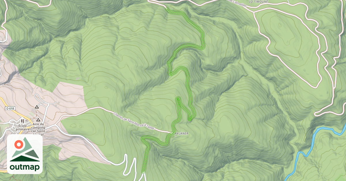 Map of Route de Can Janer