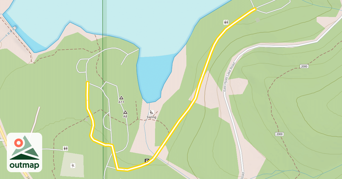 Map of Hyatt Campground Nordic