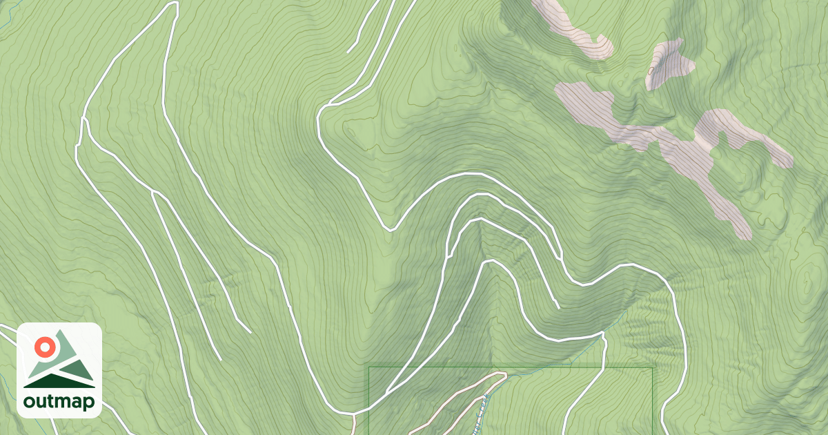 Map of Mission Mountain
