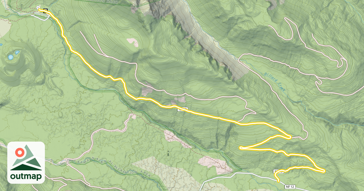 Map of Forest Road 13