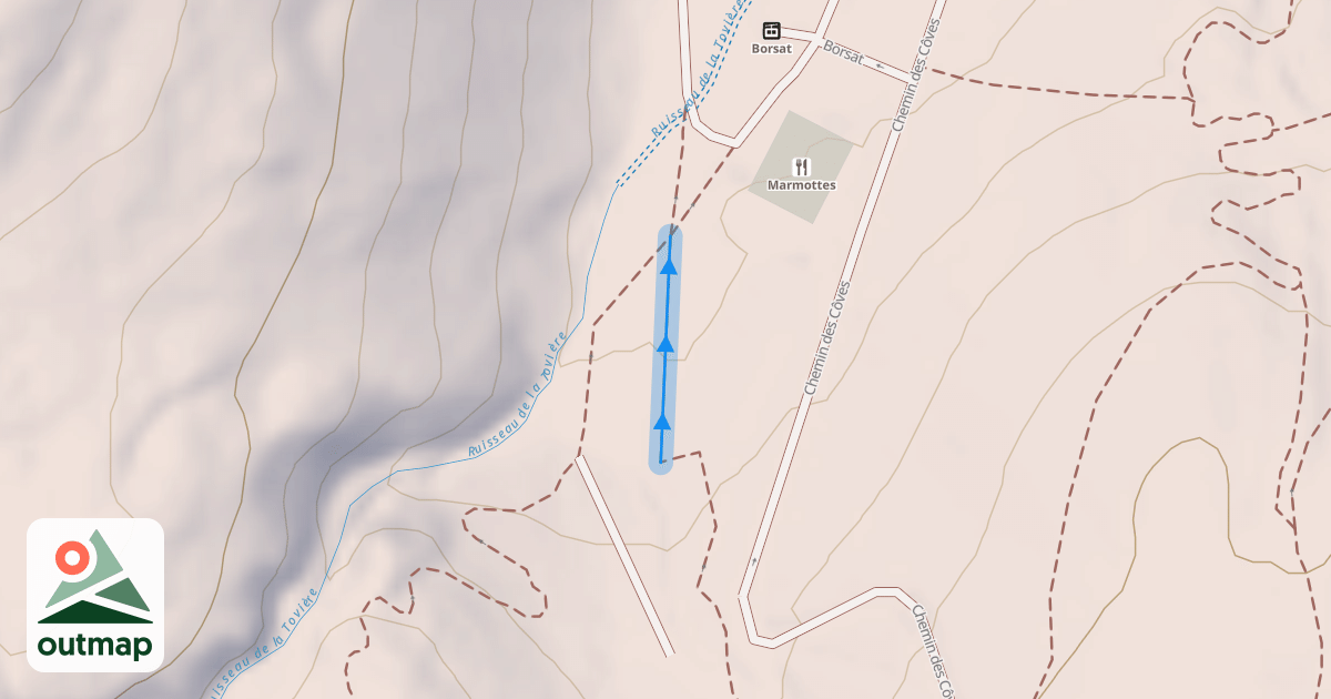 Map of Val Bleue, Blue Lagoon