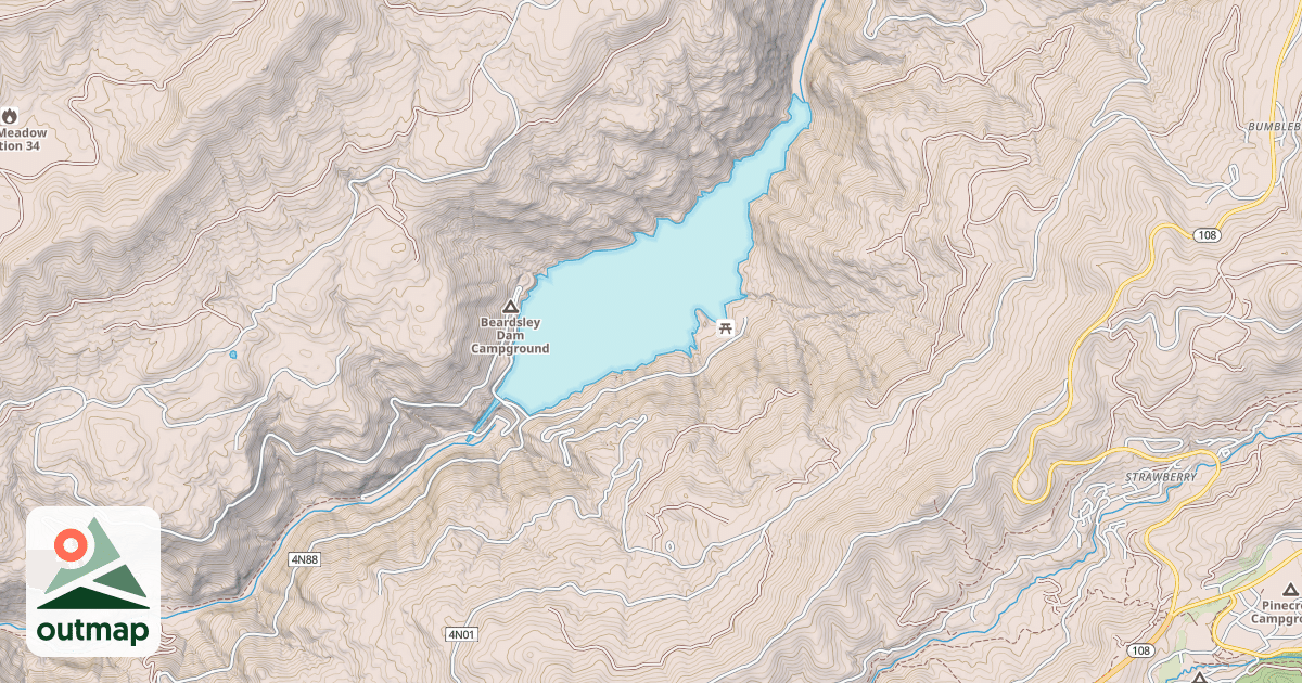 Map of BEARDSLEY ROAD