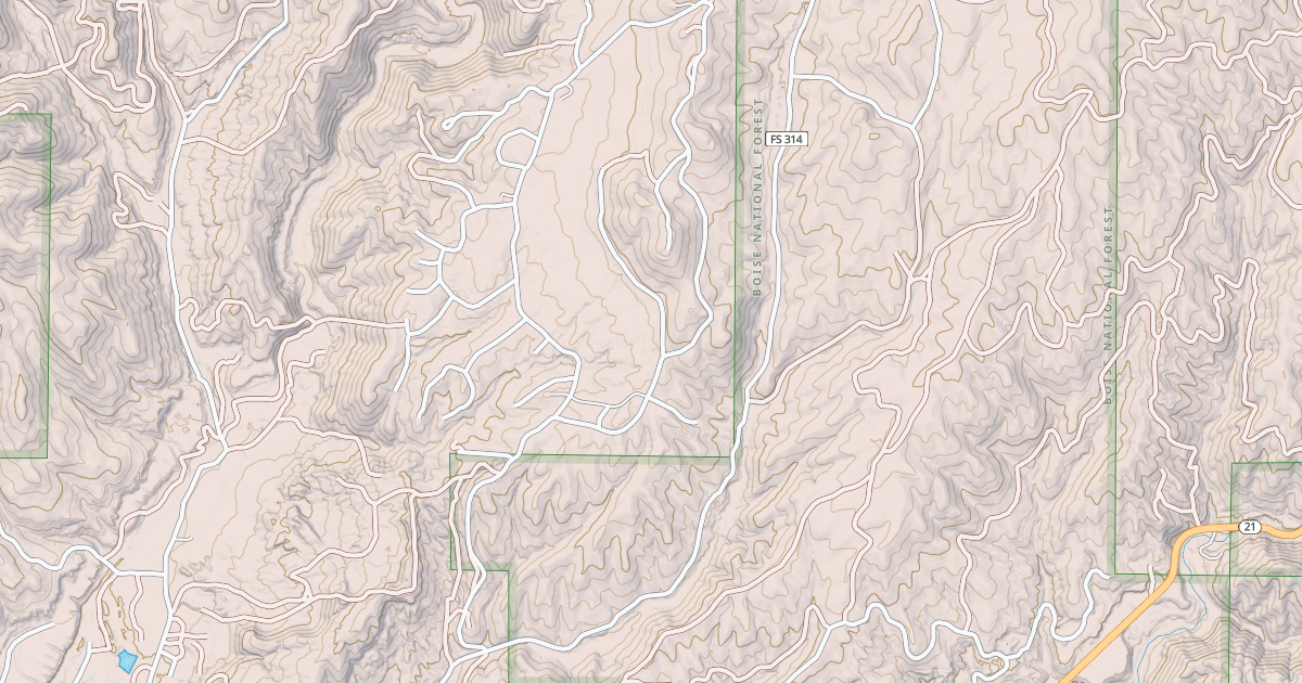 Map preview of BEAR RUN-PILOT PEAK