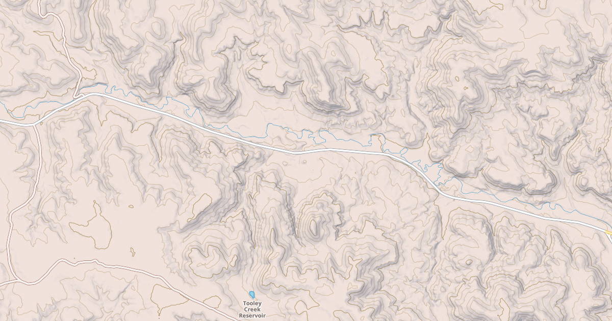 Map preview of TOOLEY CREEK