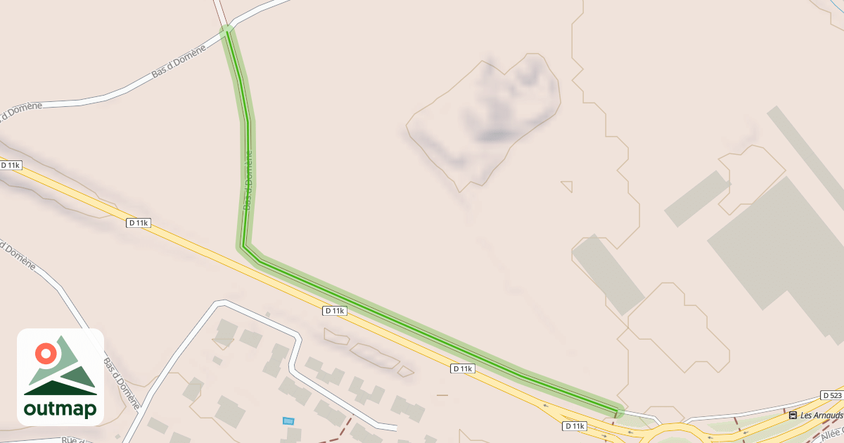 Map of Bas d Domène