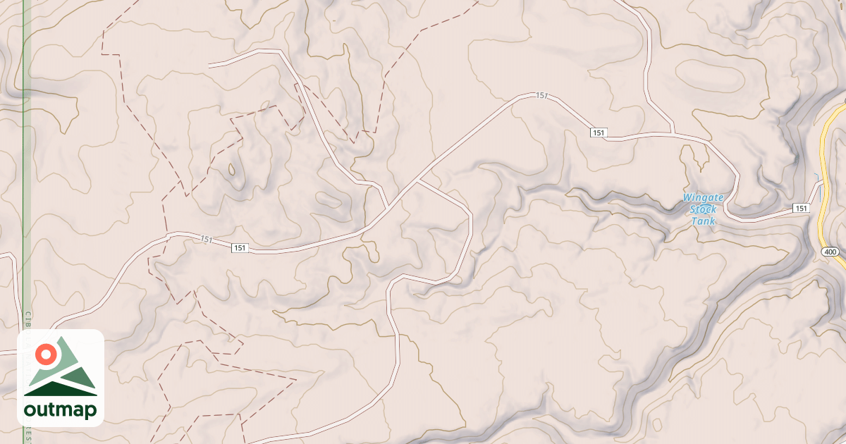 Map of THREE CULVERTS