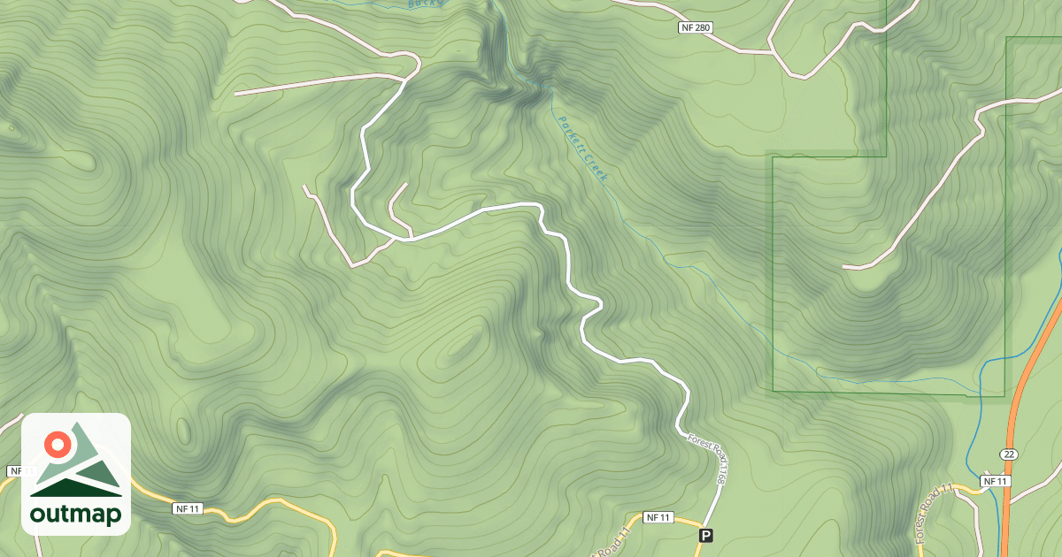Map of PARKETT LOOP