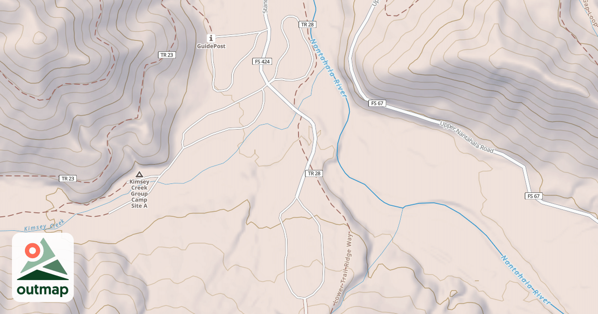 Map of STANDING INDIAN  LOOP D