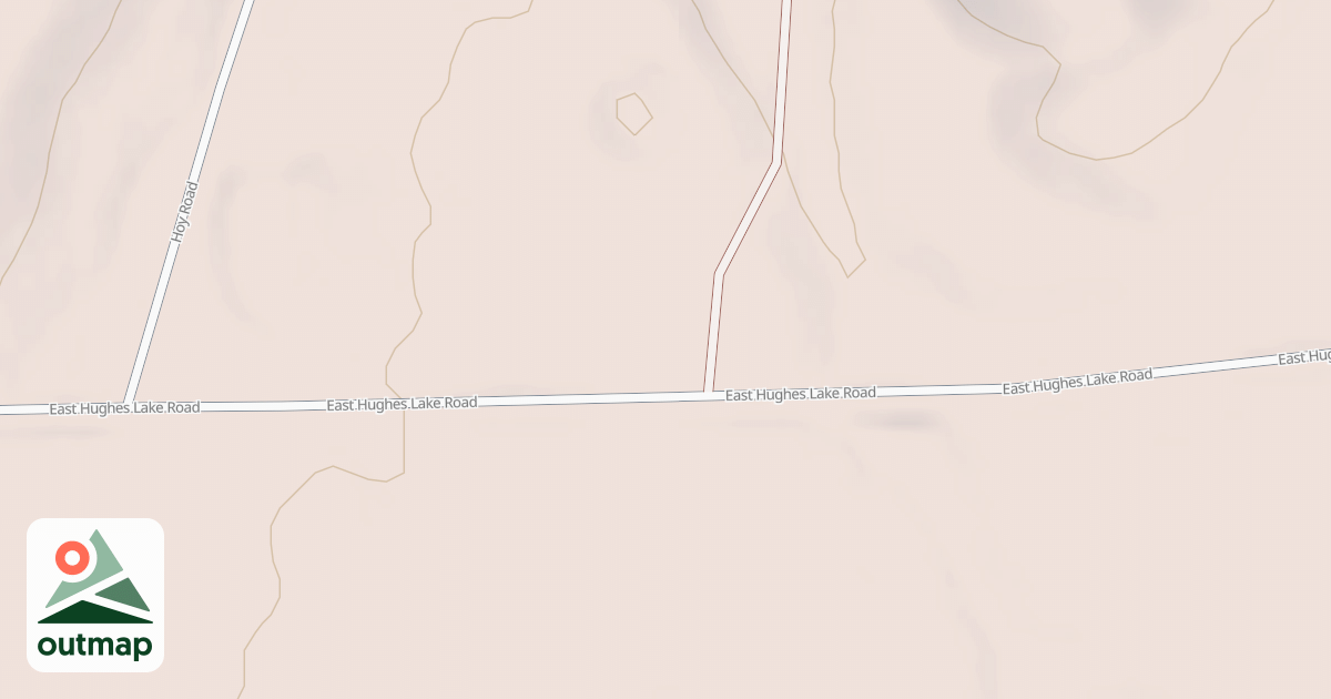 Map of HUGHES LAKE TRAILHEAD