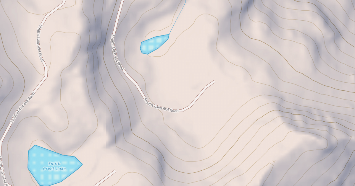 Map preview of SMITH LAKE 4X4