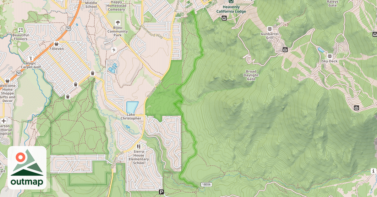 Map of Powerline Trail