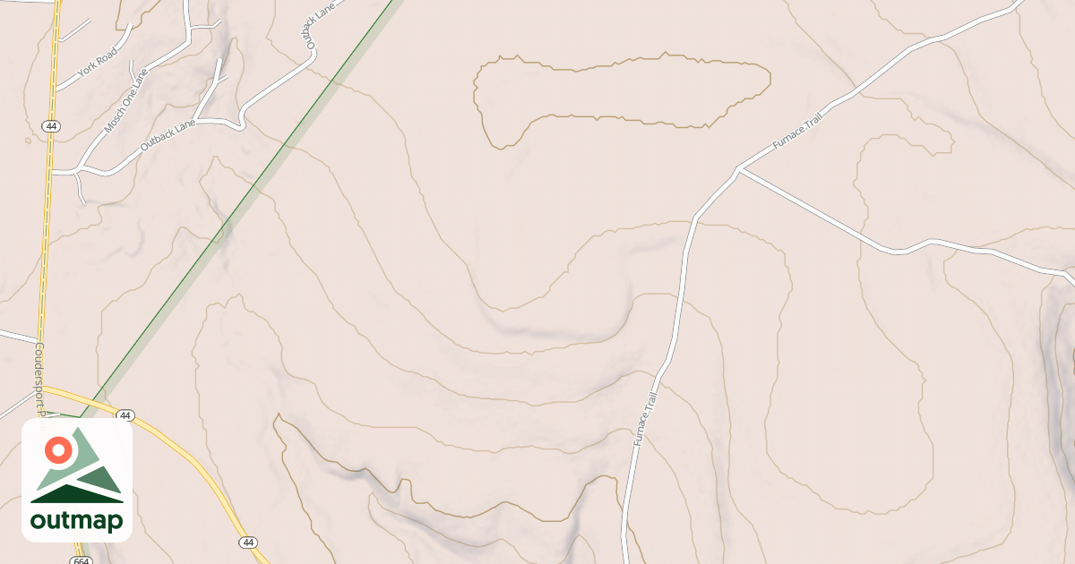 Map of Haneyville ATV Trail