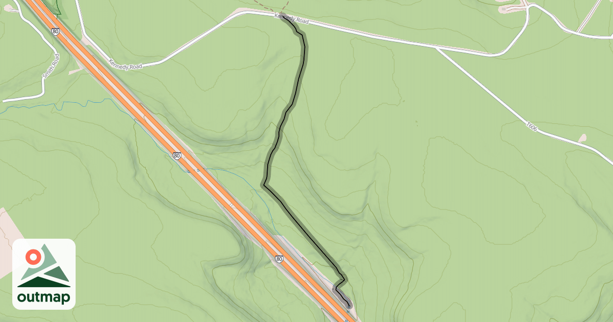 Map of Hobo Hill Trail