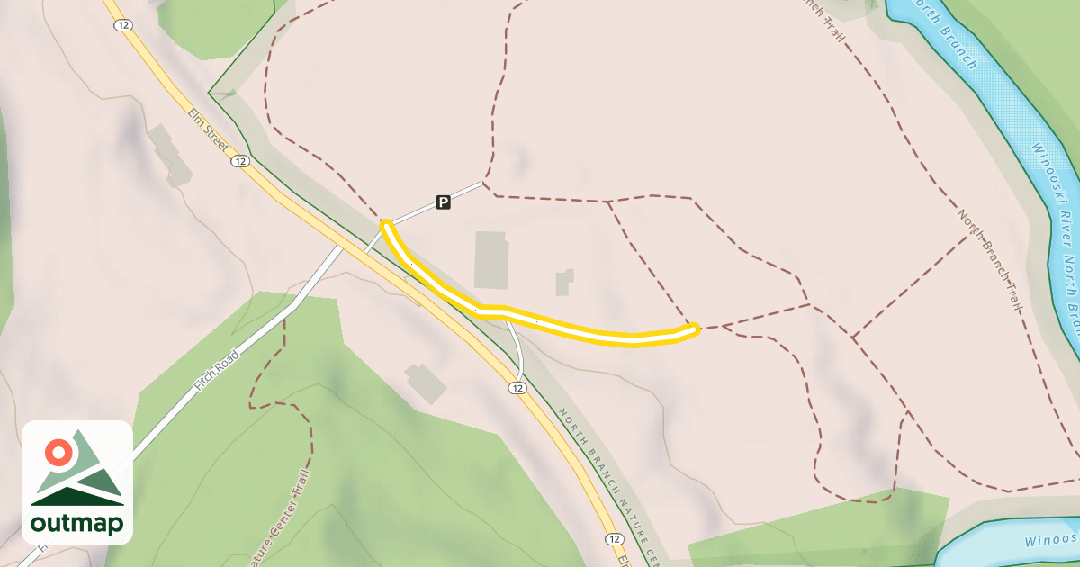 Map of North Branch River Path