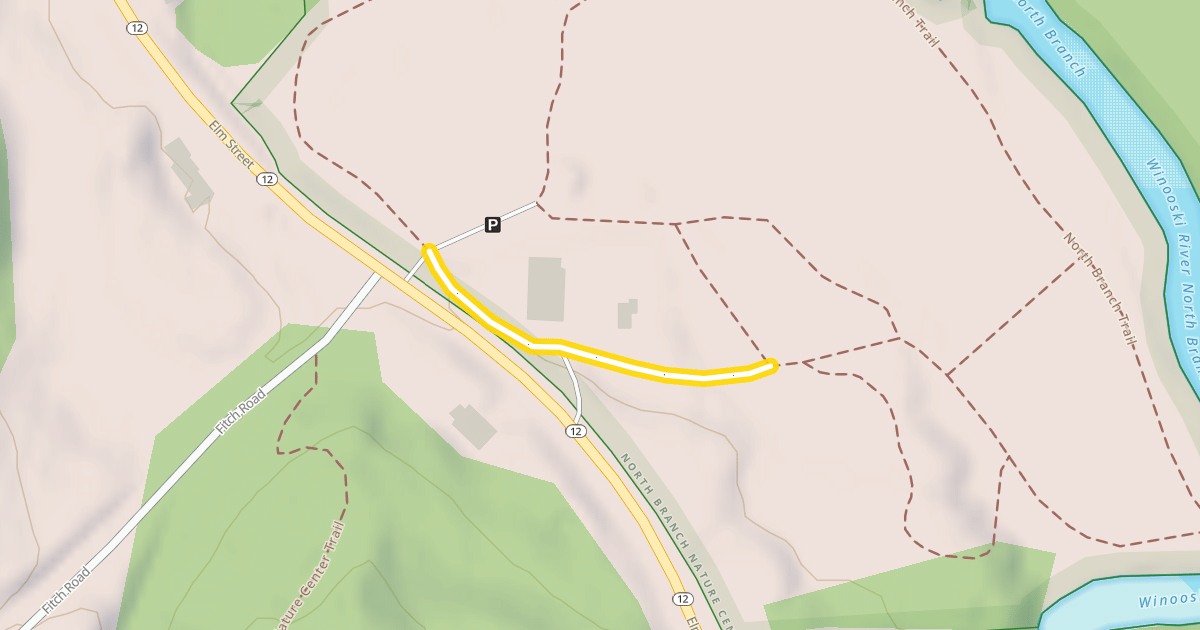 Map preview of North Branch River Path