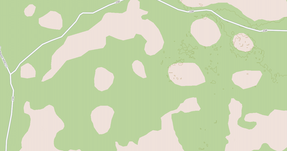 Map preview of USFS National Forest System Roads {C472E134-ACFF-4A44-90BC-F75F67D57B55}