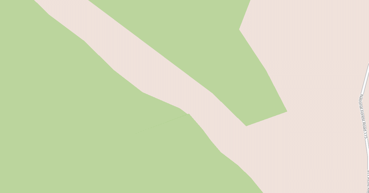 Map preview of USFS National Forest System Roads {BFC0DED6-F17B-4662-B1E8-94A70B28D78C}