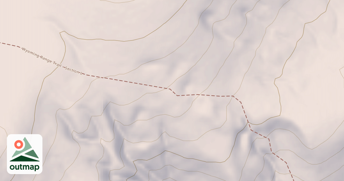 Map of Blind Bull/horse Creek