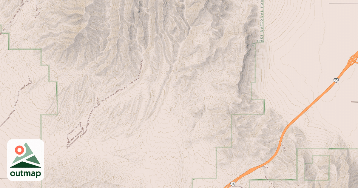 Map of EAST FORK