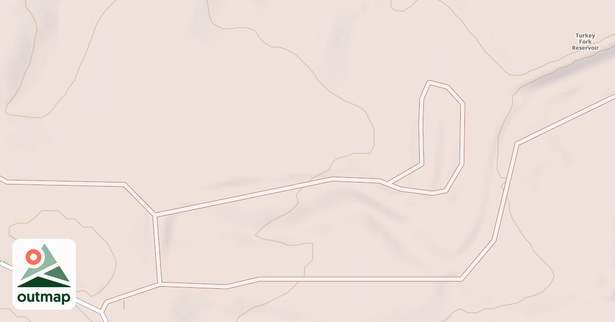 Map of TURKEY FORK RA