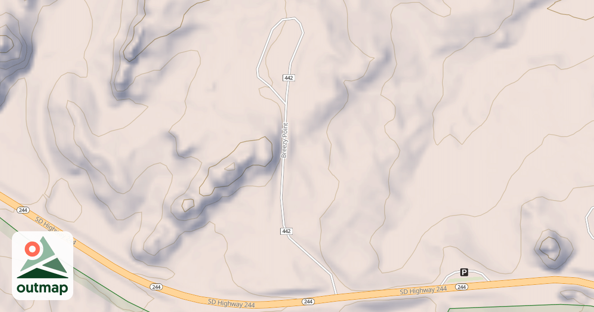 Map of BREEZY POINT