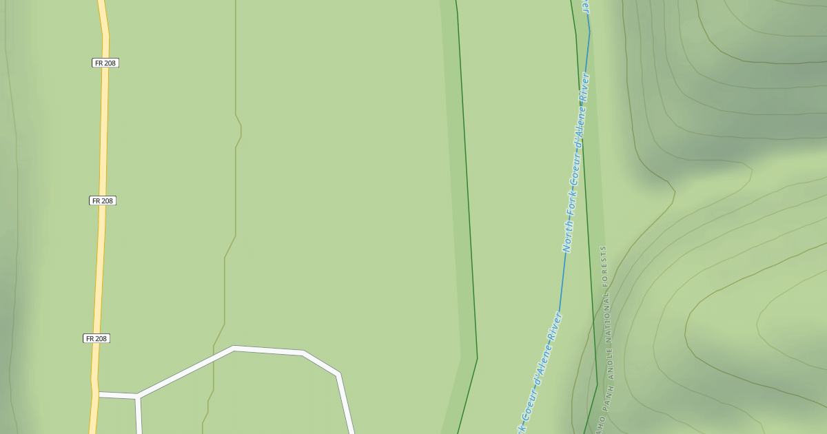 Map preview of DEVIL'S ELBOW SPUR
