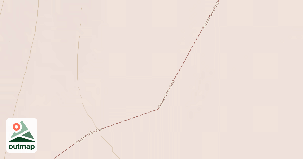 Map of Copper Lake Trail
