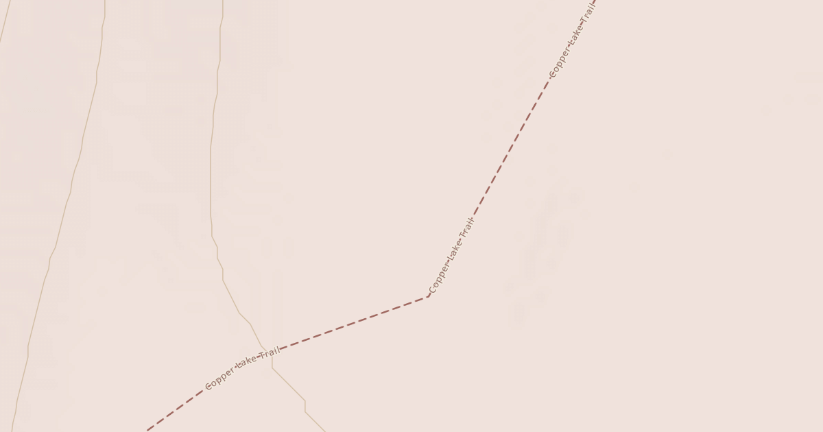 Map preview of Copper Lake Trail