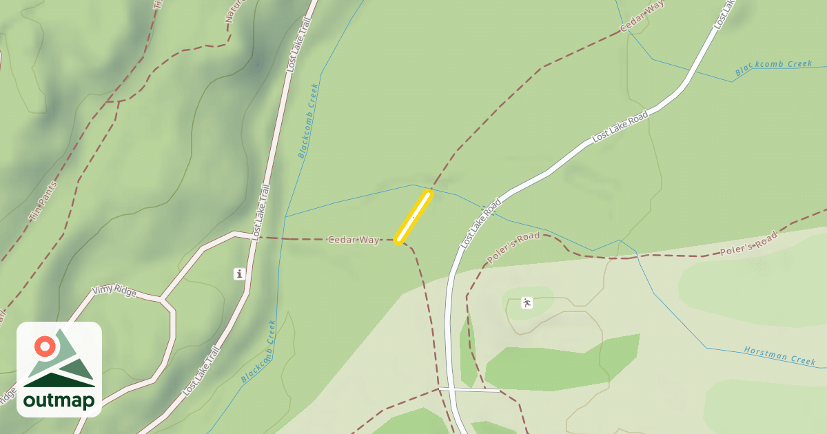Map of Cedar Way
