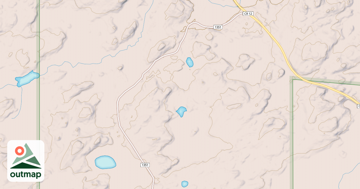 Map of FH 5 SPUR 1351