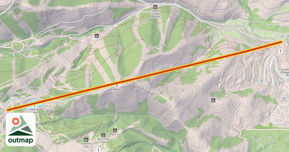 Map of Orange Bubble Express