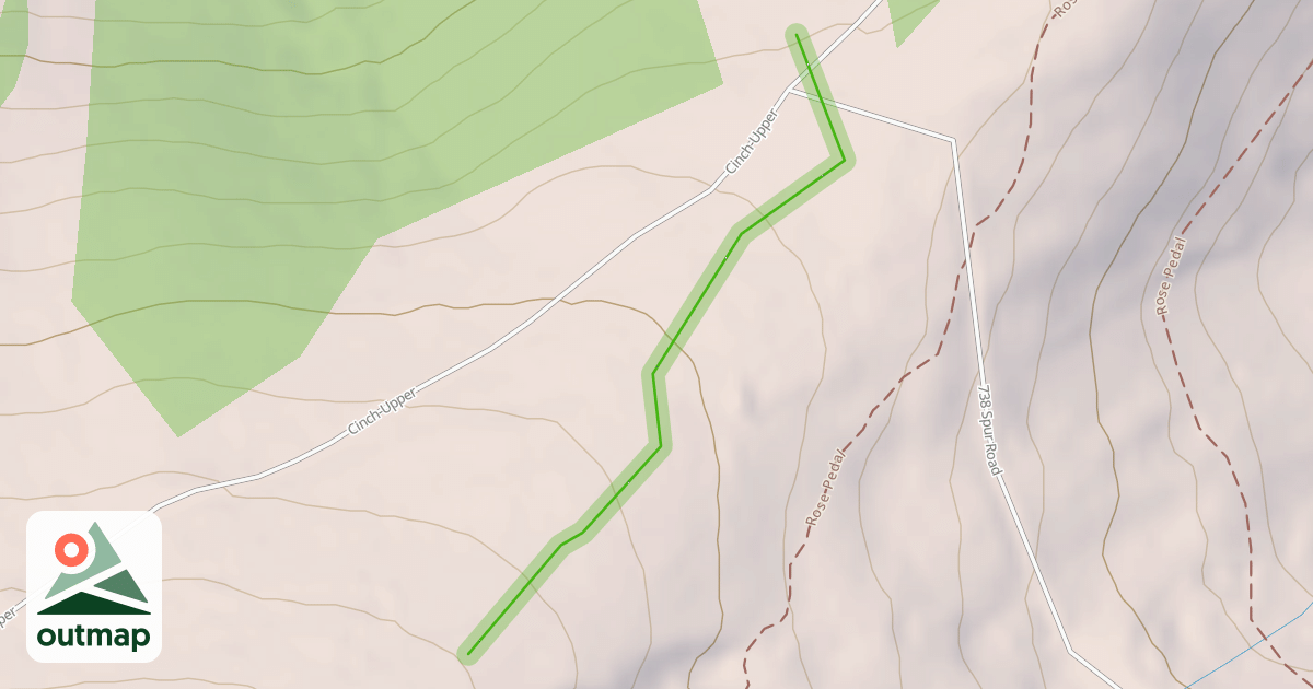 Map of Latigo-Upper