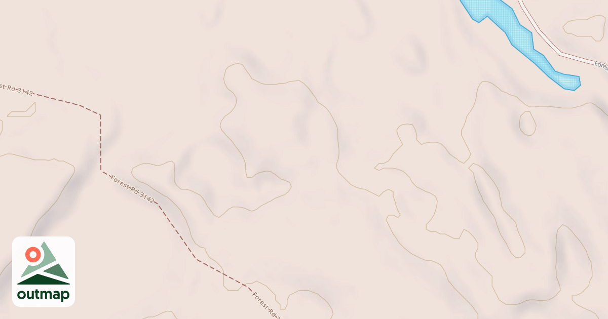 Map of FR 3142 SPUR B