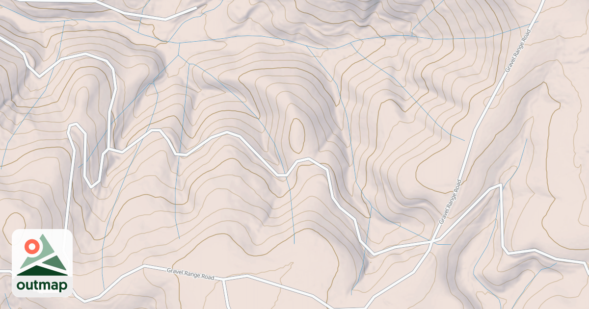 Map of CHINA GULCH