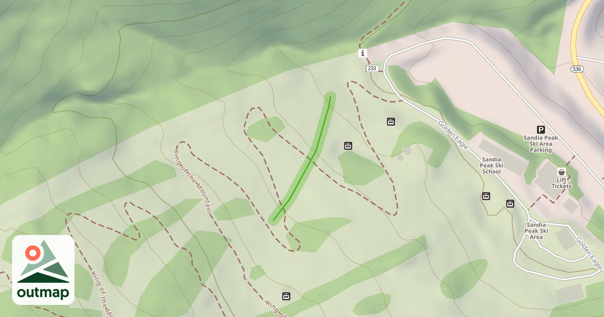Map of Headwall-Terrain Park