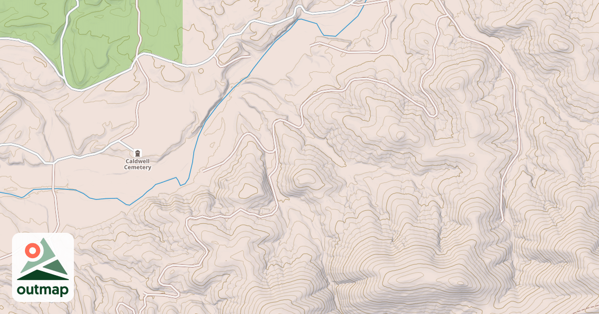 Map of OLD NORTH FORK
