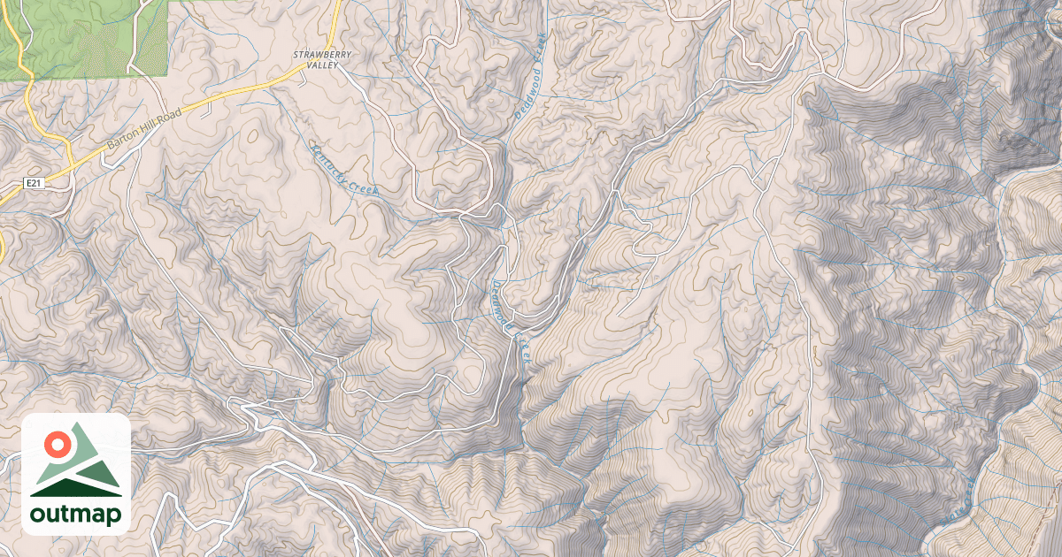 Map of PETERSON RIDGE